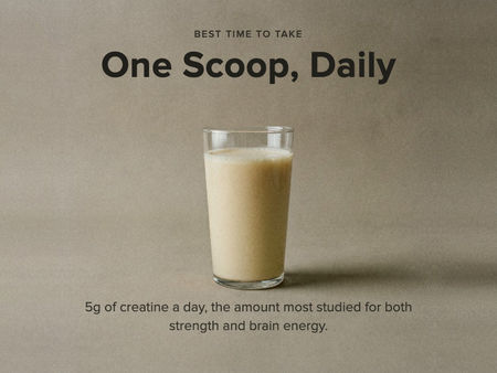 protien shake for daily use 5g creatine