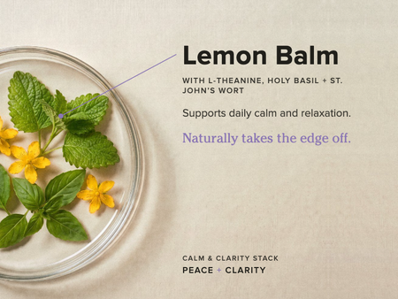 lemon balm supports natural relaxation